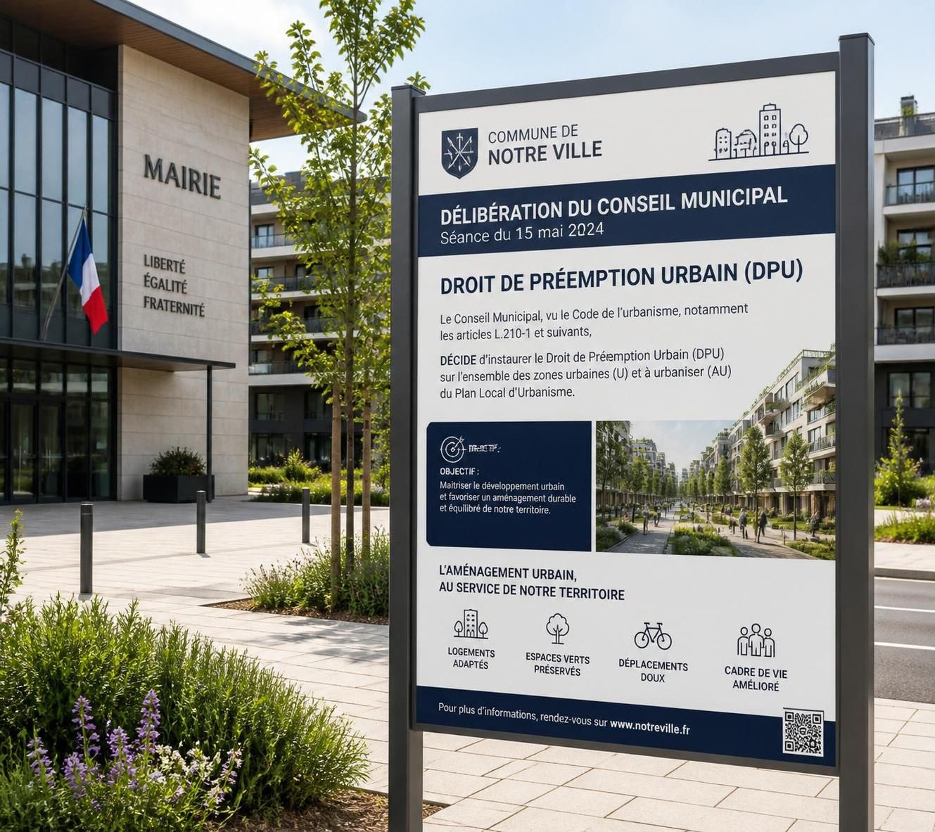 découvrez les règles qui encadrent la délibération du droit de préemption urbain et comprenez cette procédure essentielle en urbanisme.