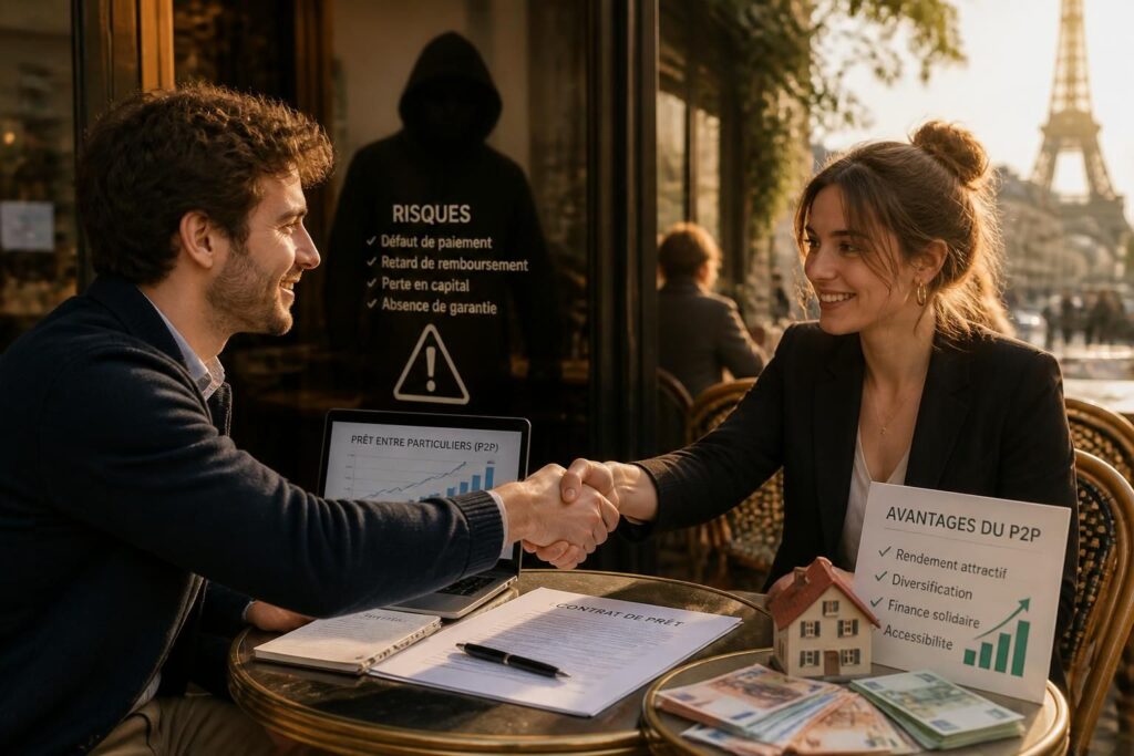 découvrez les risques et avantages du prêt entre particuliers (p2p) en france, une alternative de financement qui facilite les échanges directs tout en comportant certaines précautions à connaître.