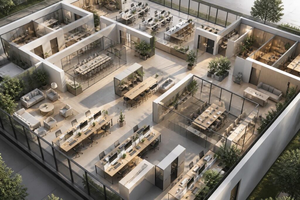 découvrez comment réussir l'aménagement de votre entreprise grâce à un plan d'implantation efficace. suivez nos exemples pratiques pour optimiser votre espace de travail.