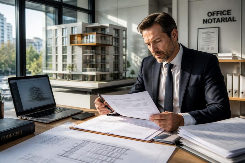 découvrez les vérifications essentielles que le notaire doit effectuer concernant le droit de surplomb avant toute transaction immobilière pour assurer une vente sécurisée.