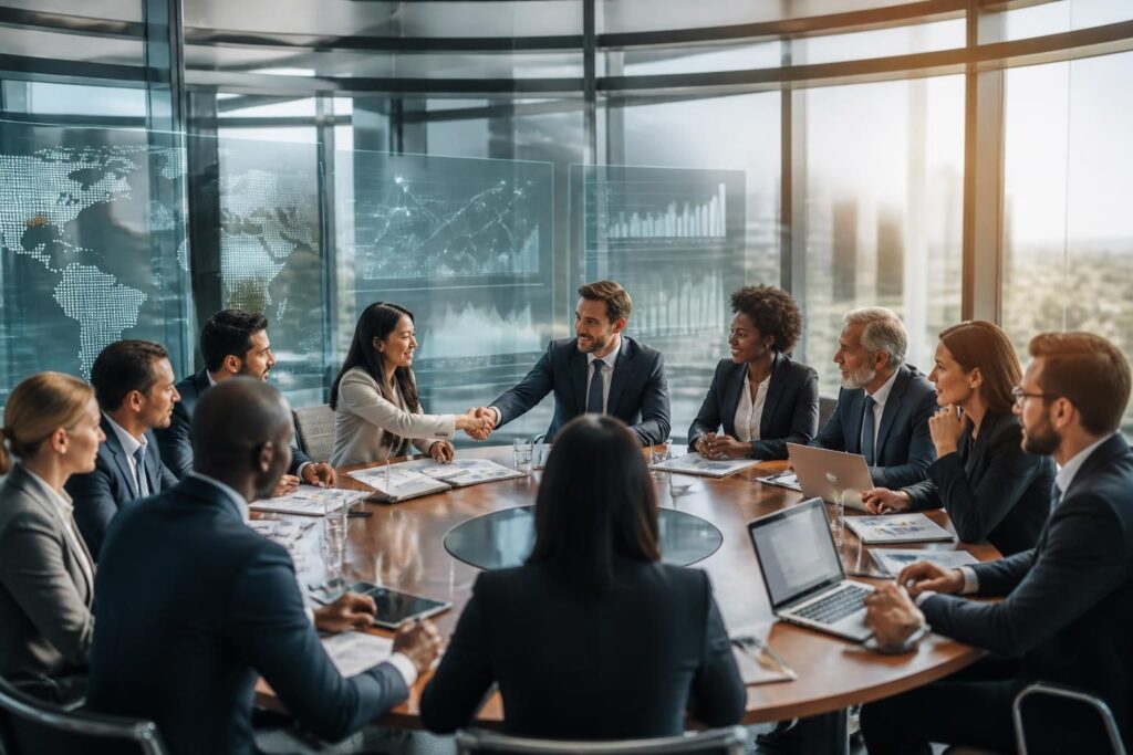 découvrez la définition du consortium et comprenez comment ce regroupement d’entreprises ou d’organismes permet de collaborer pour atteindre des objectifs communs.